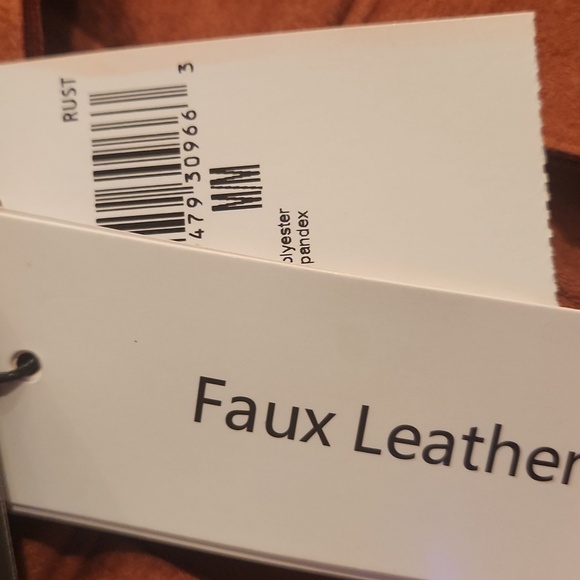 Truth Rust Orange Faux Suede Jacket - Picture 5 of 5